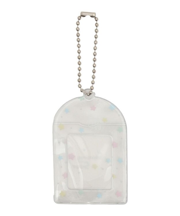 WEGO 【痛バ＆推し活グッズ】ラメクリアIDフォトケースキーホルダー 柄4