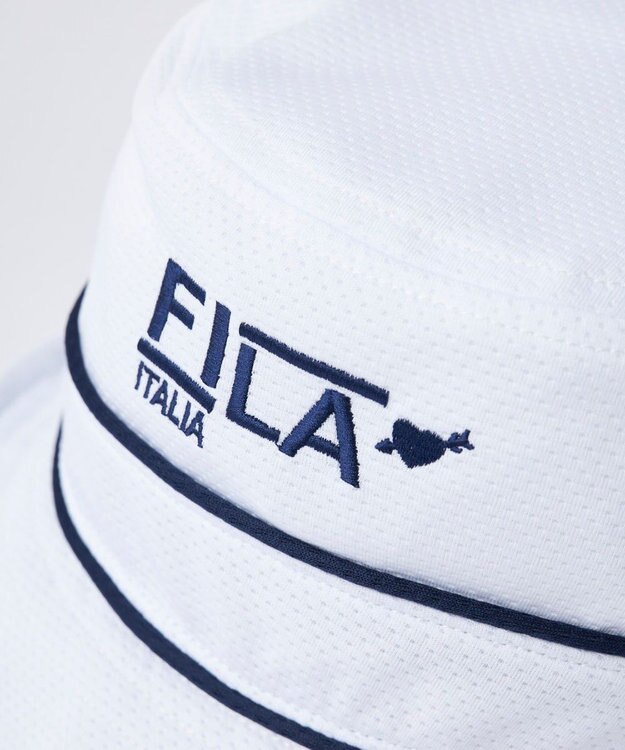 FILA GOLF／marie claire 【FILA GOLF】保冷剤ポケット付きハット ホワイト