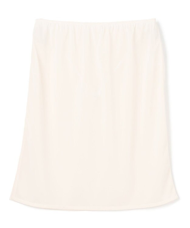 BEIGE， 【洗える】LAURA / Iラインリブスカート Ecru