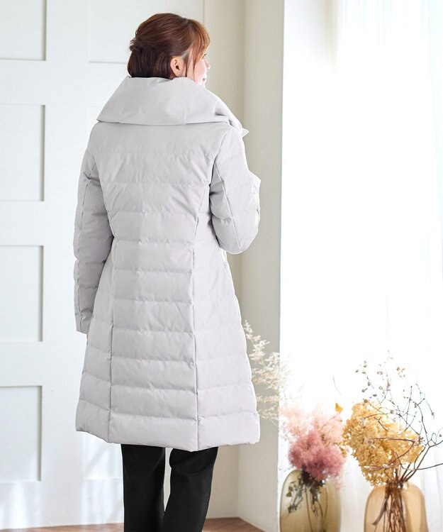 Tiaclasse ミドル丈ダウンコート グレー