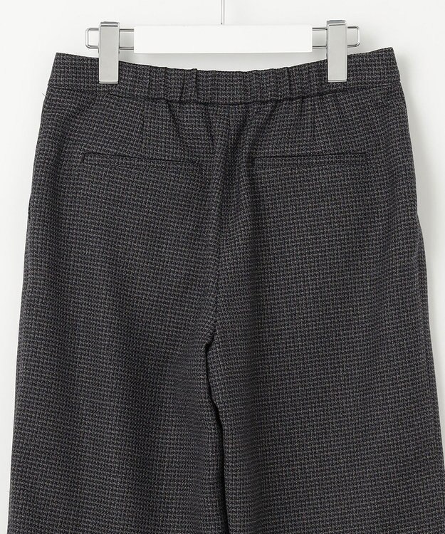 J.PRESS LADIES S T/W 杢 ライトツイード セミワイド パンツ ネイビー系3