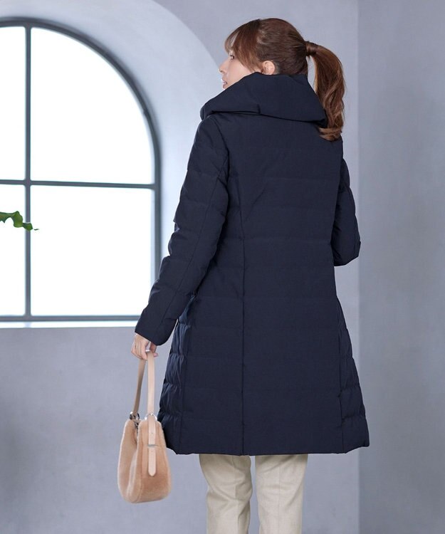 Tiaclasse ミドル丈ダウンコート ネイビー