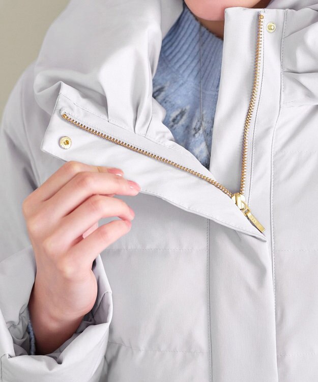 Tiaclasse ミドル丈ダウンコート グレー