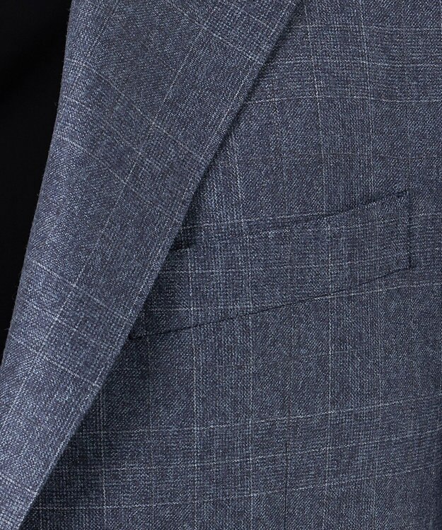 J.PRESS MEN 【ESSENTIAL CLOTHING】インプレッションチェック スーツ ダルブルー系3