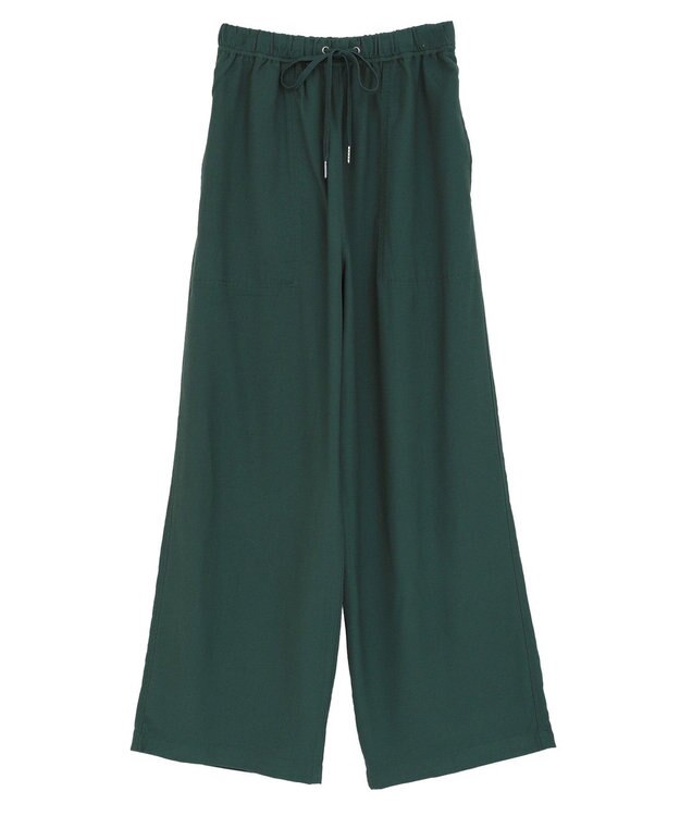 AMERICAN HOLIC 接触冷感ベイカーリラックスパンツ Green