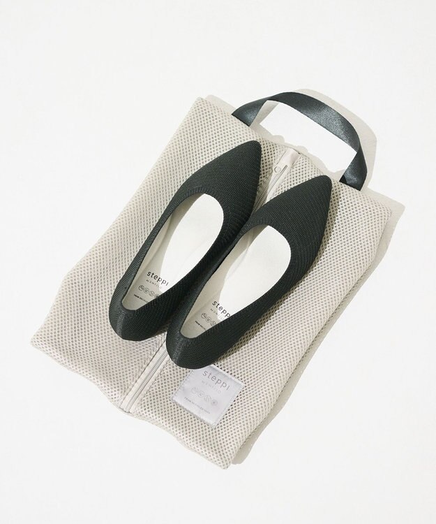 steppi 【洗える/撥水】ベーシック ポインテッド パンプス ブラック