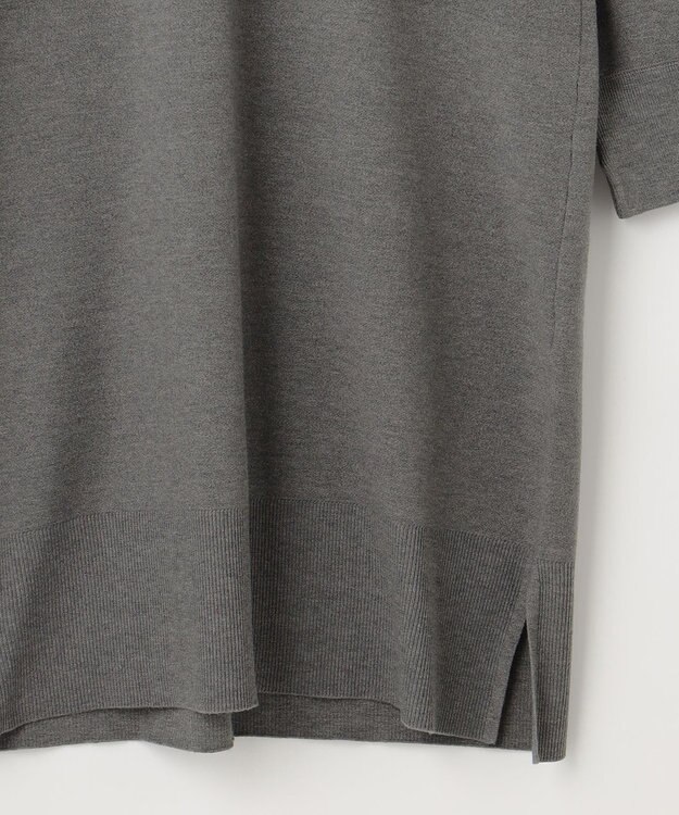 組曲 Aラインリラクシーニット ワンピース ライトグレー系9