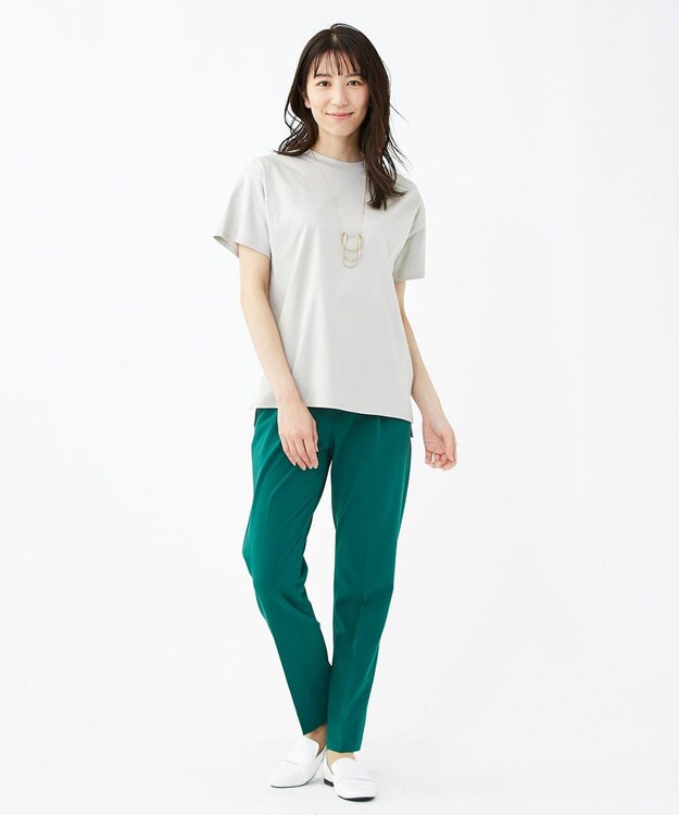 KASHIYAMA 【抗菌消臭】クレンゼ Teeシャツ アイスグレー