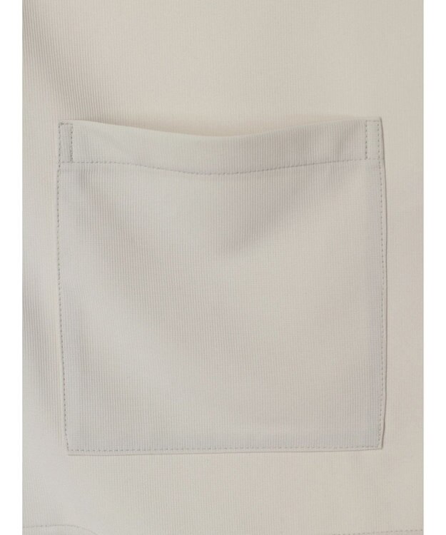 Green Parks フロントＺＩＰカットベスト Ecru