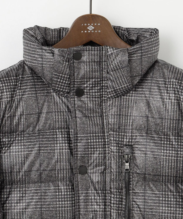 JOSEPH ABBOUD 【撥水/フード取り外し可/ダウン】パウダータフタ ダウン ブルゾン ブラック系4