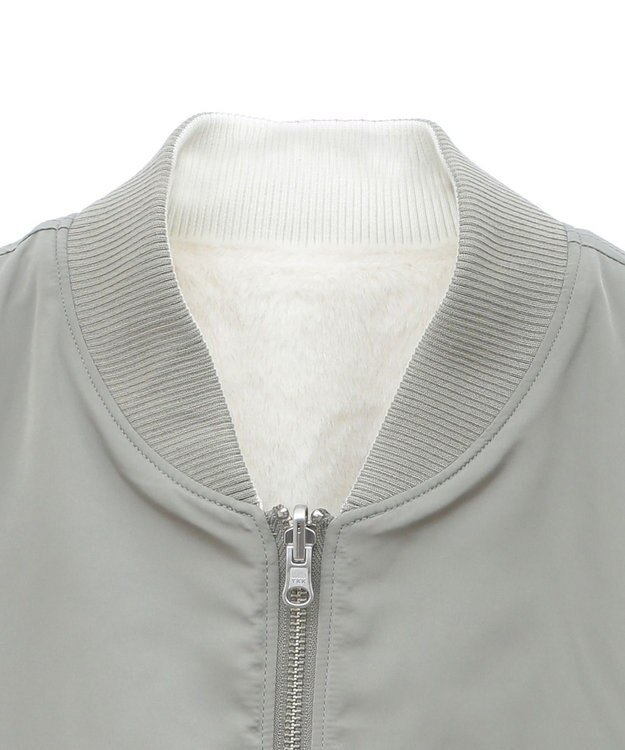 earth music&ecology リバーシブルMA-1 カーキ