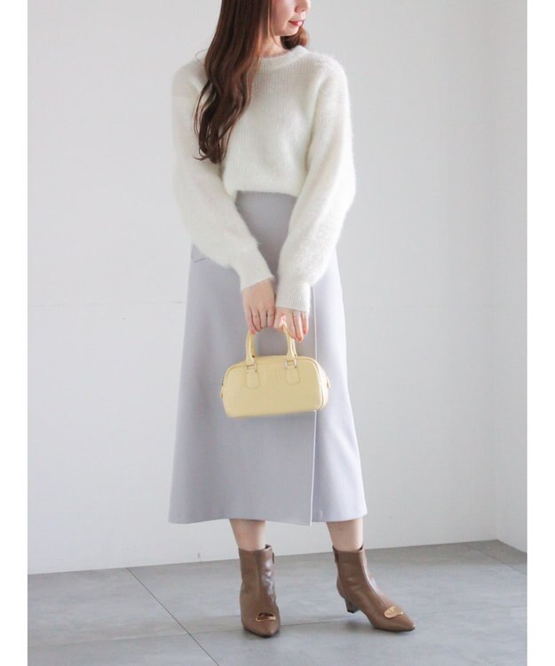 Te chichi キャットヤーンニット オフホワイト