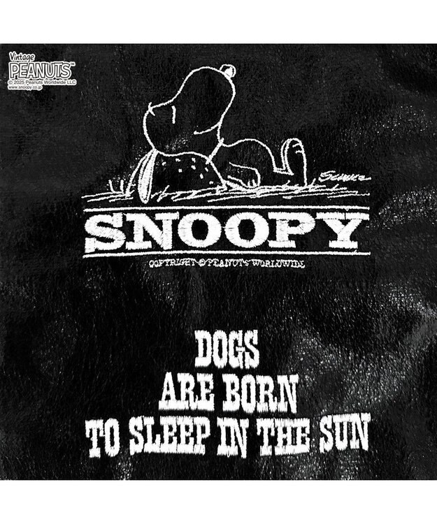 ROOTOTE 8446【スヌーピー】IP.ベビールー.メタリック.ピーナッツ-0Q 01：ブラック