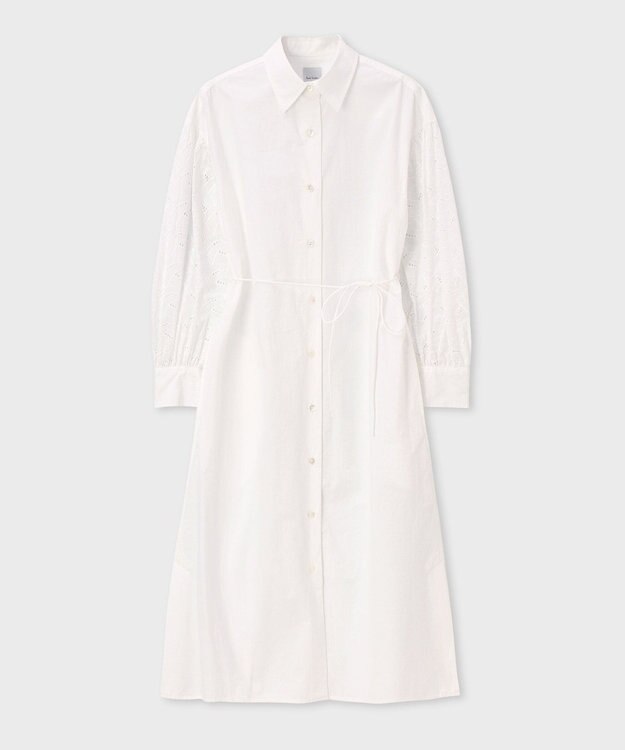 Paul Smith 【洗える】コットンレース ワンピース ホワイト