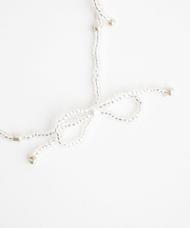 WEGO Lビーズリボンネックレス 柄1