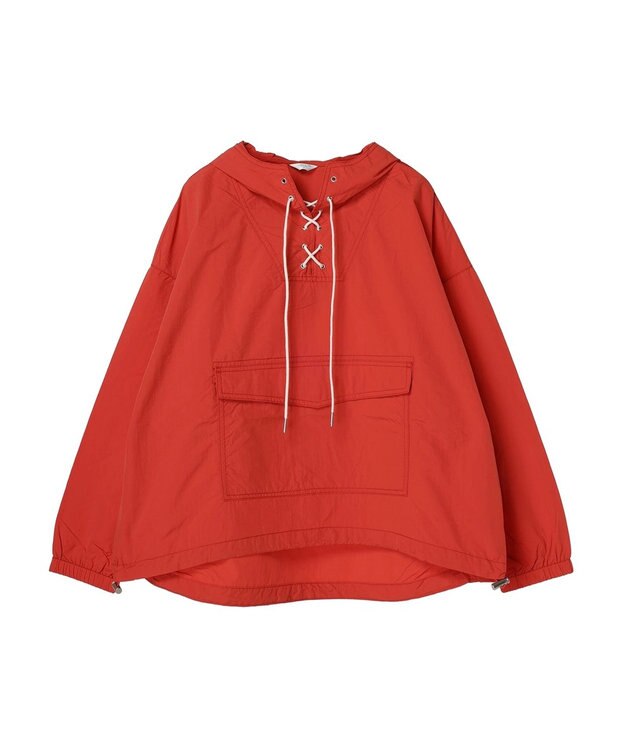 AMERICAN HOLIC ポケッタブル撥水加工アノラックパーカー Red