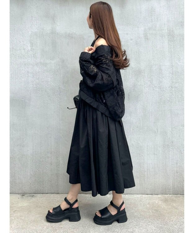 Green Parks ２ＷＡＹ　レースブルゾン Black