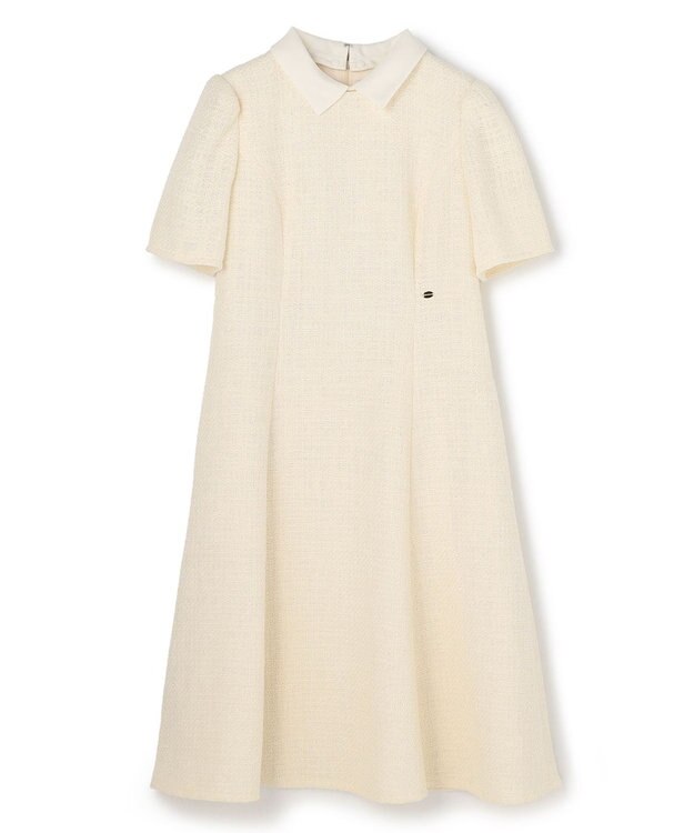 TOCCA 【洗える・消臭】 TWEED BLOSSOM ドレス アイボリー系5