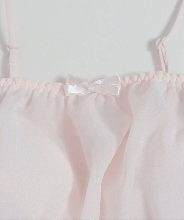 WEGO 【ブラトップ＆ショーツセット】Liliane　Ciel　シフォンフリル ホワイトアイボリー