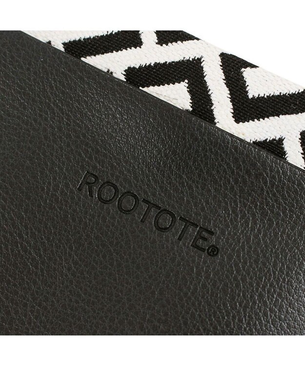 ROOTOTE 3087【キレイめトート】LT.サコッシュ.ジャガードモノグラム-A 01：ブラック