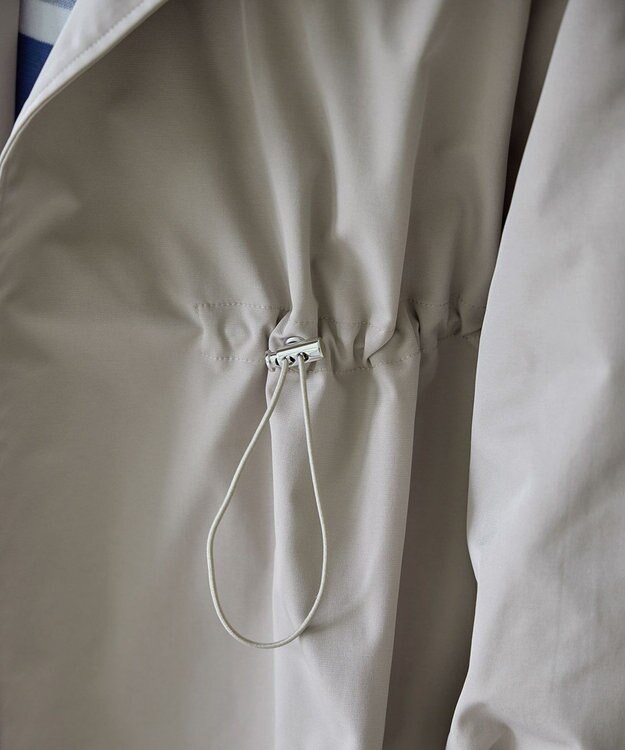 Tiaclasse L 着流しパフスリーブコート グレージュ