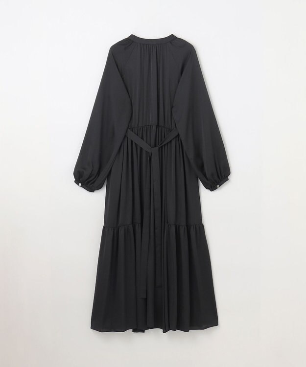 GRACE CONTINENTAL シルキーカフタンワンピース ブラック