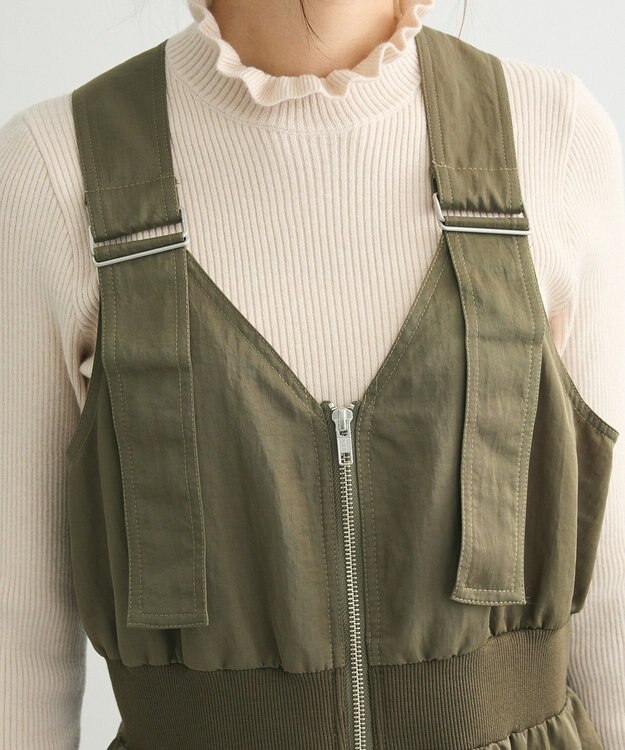 Green Parks ・ＳＵＧＡＲ　ＳＰＯＯＮ　ＭＡ－１ジャンスカ Khaki