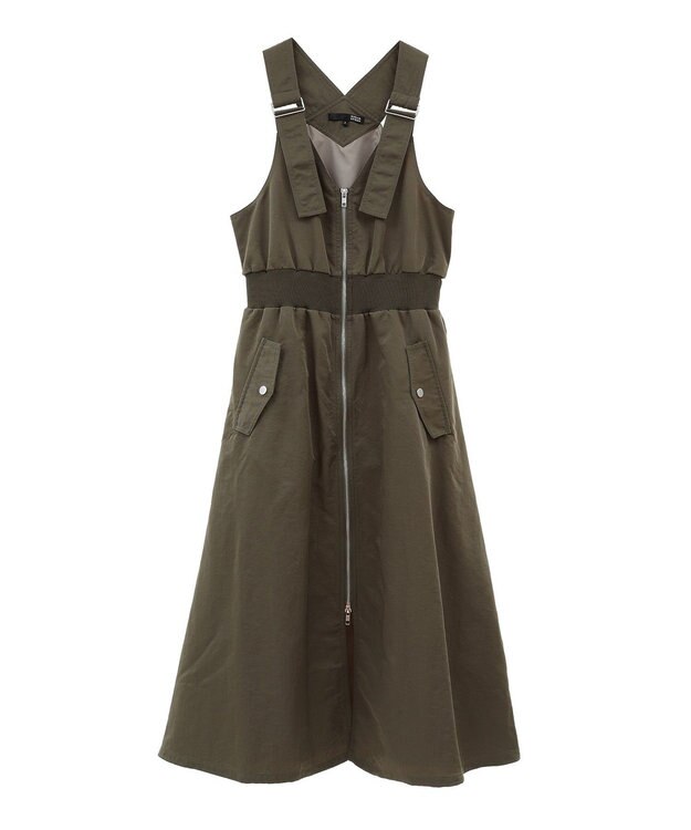 Green Parks ・ＳＵＧＡＲ　ＳＰＯＯＮ　ＭＡ－１ジャンスカ Khaki