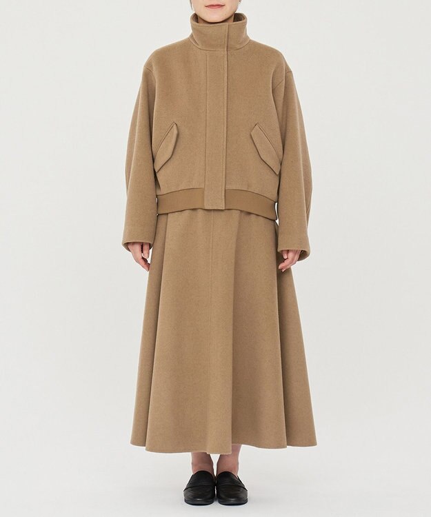 uncrave リバー スタンドカラー ブルゾン（uncrave STANDARD） ベージュ