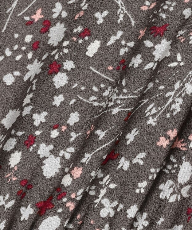 組曲 L プティフラワープリント ワンピース グレー系5