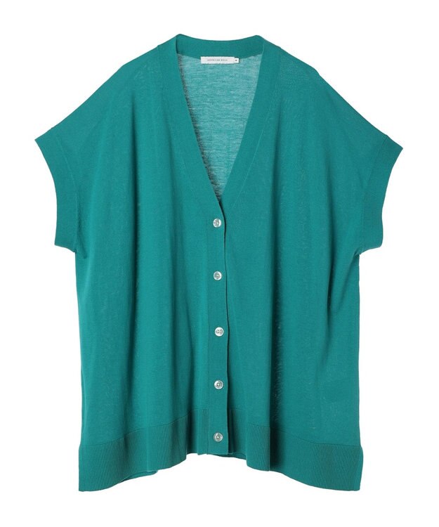 AMERICAN HOLIC 接触冷感Ｖネックニットカーディガン Green