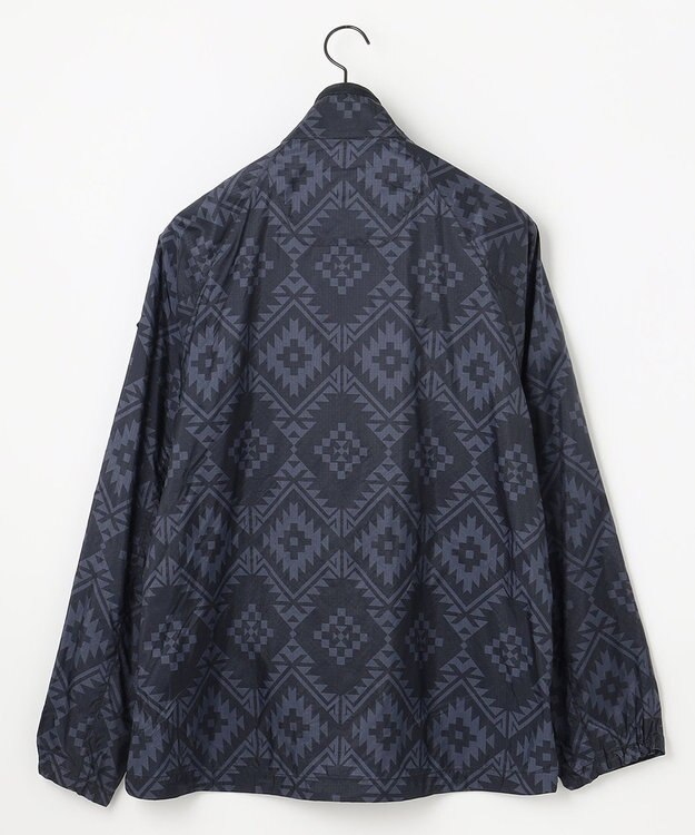 JOSEPH ABBOUD MOUNTAIN 【UNISEX】ポケッタブル ネイティブモチーフリップブルゾン ネイビー系7