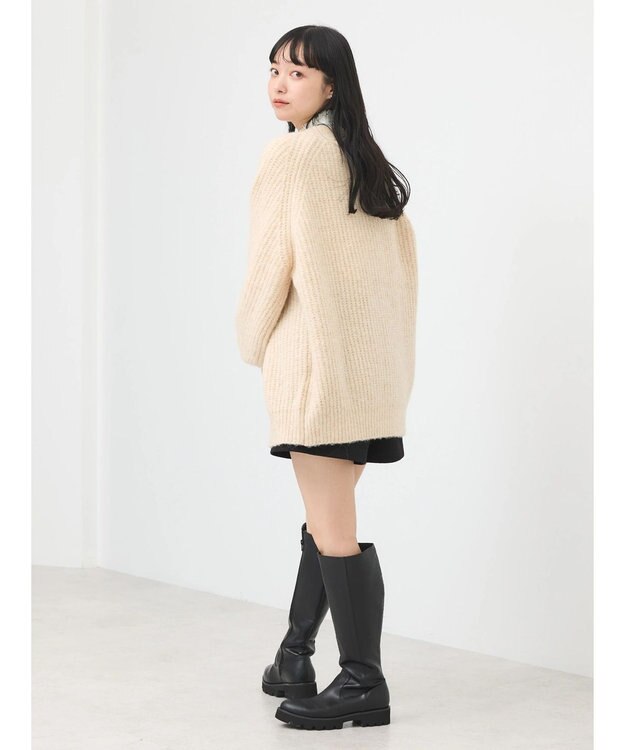 earth music&ecology フロントジップショートパンツ Black