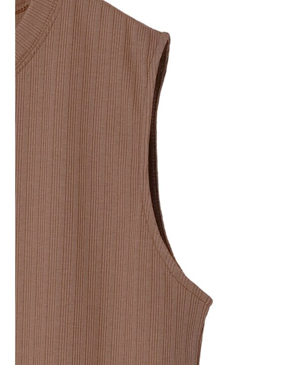 Green Parks ・ＳＵＧＡＲ　ＳＰＯＯＮ　冷感リブノースリーブ Light Brown