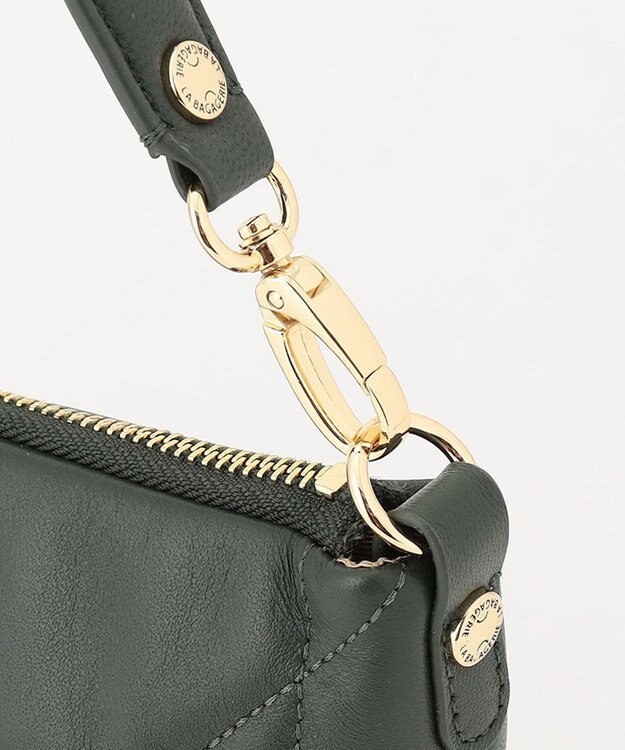 LA BAGAGERIE シープキルティング　2WAYショルダー ダークグリーン