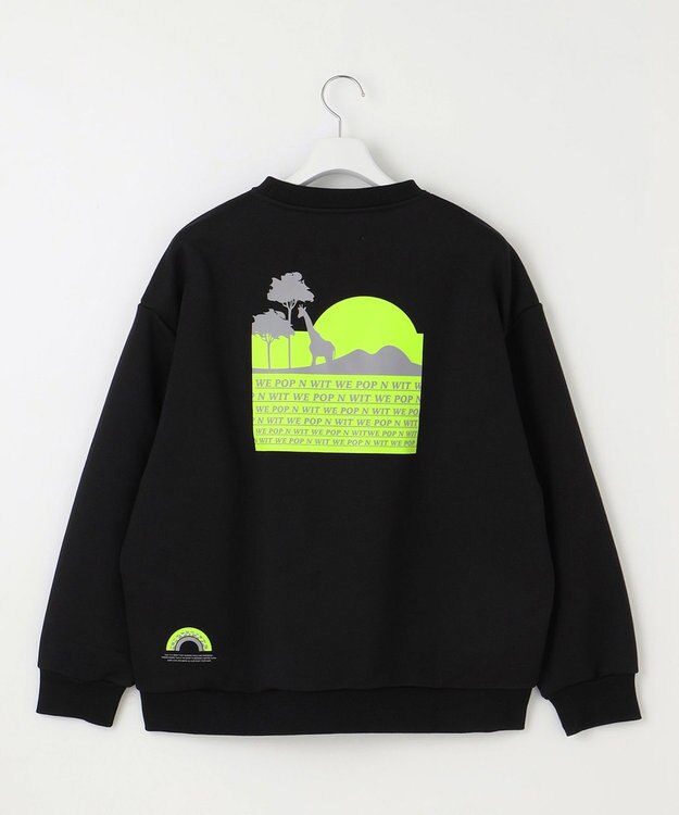 PW CIRCULUS 【MEN】グラフィック スエット ブラック系