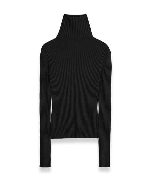 JOSEPH 【洗える】シルクブレンド　ハイネックニット Black