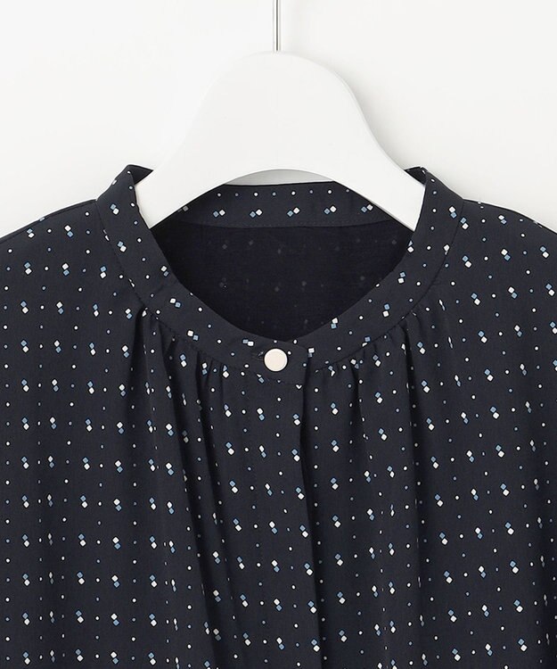 J.PRESS LADIES 幾何プリント カットソー ネイビーベース系5