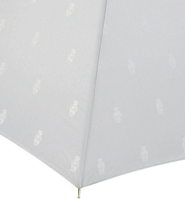 MOONBAT POLO RALPH LAUREN 【日本製】長傘 POLO BEARジャカード ライトグレー