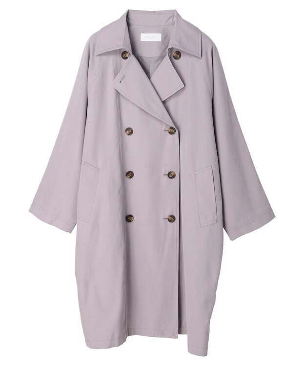Green Parks オーバートレンチコート Purple