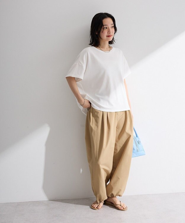Green Parks 超冷感コクーンカットプルオーバー Ecru