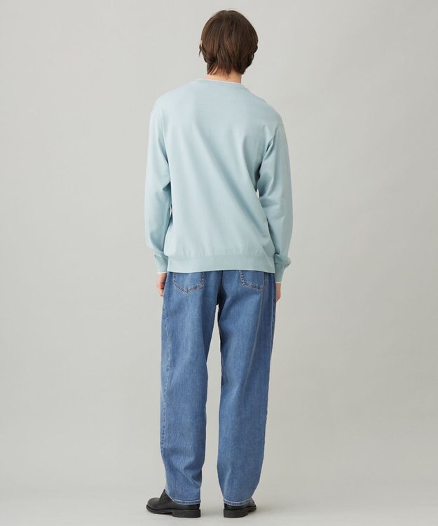 UNFILO MENS 【OCEANS YouTube 掲載】【UNFILO DENIM】 ワイドテーパード ブルー