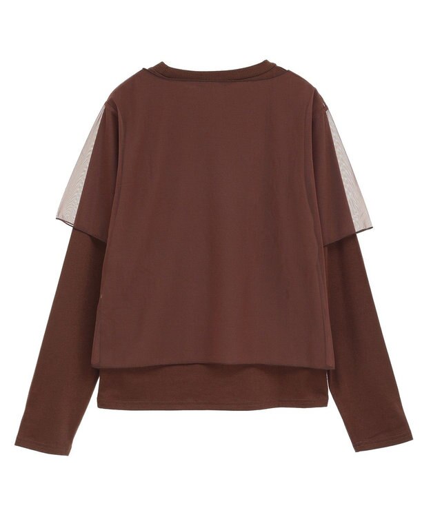 CRAFT STANDARD BOUTIQUE チュールレイヤートップス Brown