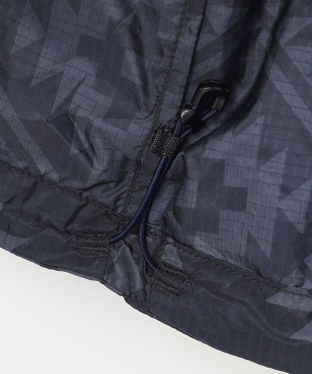 JOSEPH ABBOUD MOUNTAIN 【UNISEX】ポケッタブル ネイティブモチーフリップブルゾン ネイビー系7