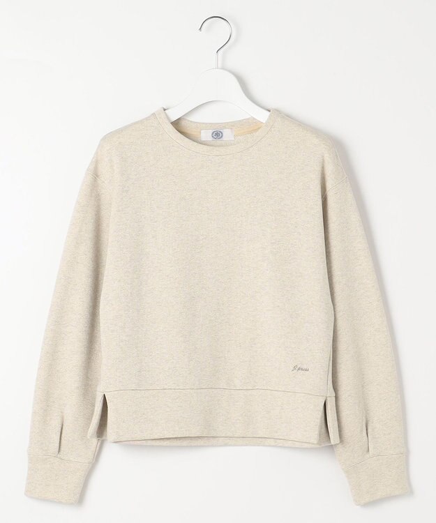 J.PRESS LADIES 【WEB限定カラーあり】ラメ裏毛 カットソー 【WEB限定】ベージュ系