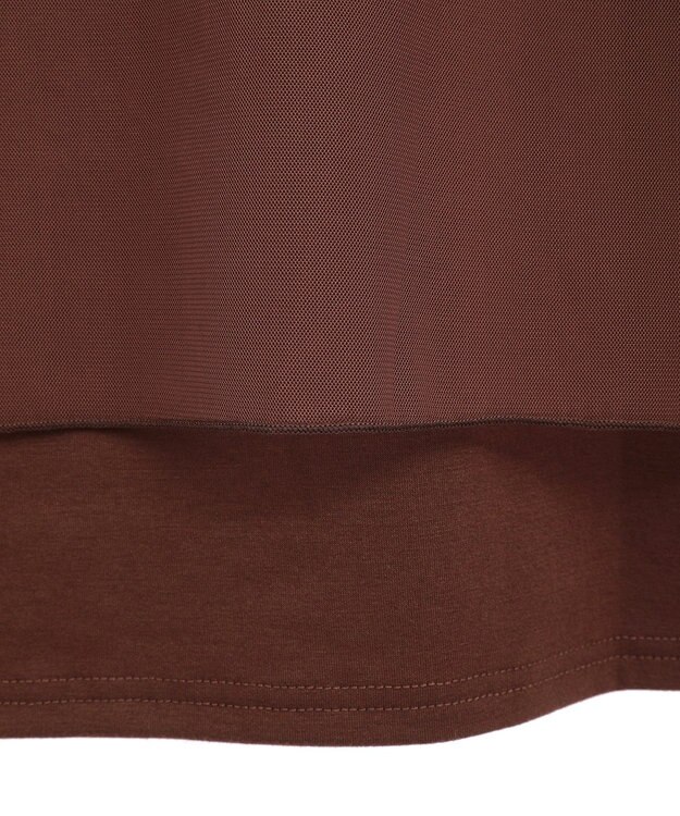 CRAFT STANDARD BOUTIQUE チュールレイヤートップス Brown