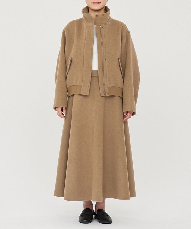 uncrave リバー スタンドカラー ブルゾン（uncrave STANDARD） ベージュ