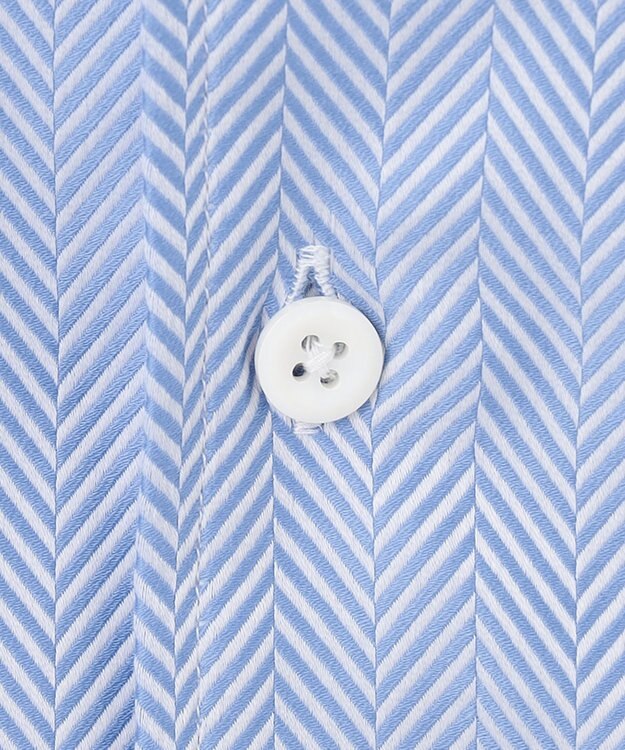 JOSEPH HOMME ツイルヘリンボンクレイジー　イタリアンカラー サックスブルー系1