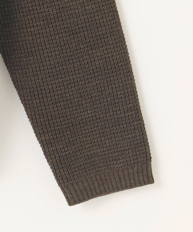 JOSEPH ABBOUD MOUNTAIN 【イージーケア/速乾性/ライナードッキング対応・軽量糸使用】 コンビジップ ブルゾン ダークブラウン系