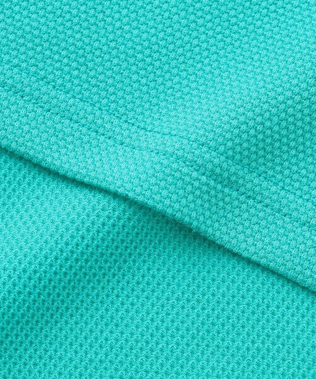 23区GOLF 【MEN】ナンバリングカノコ半袖ポロシャツ ターコイズブルー系